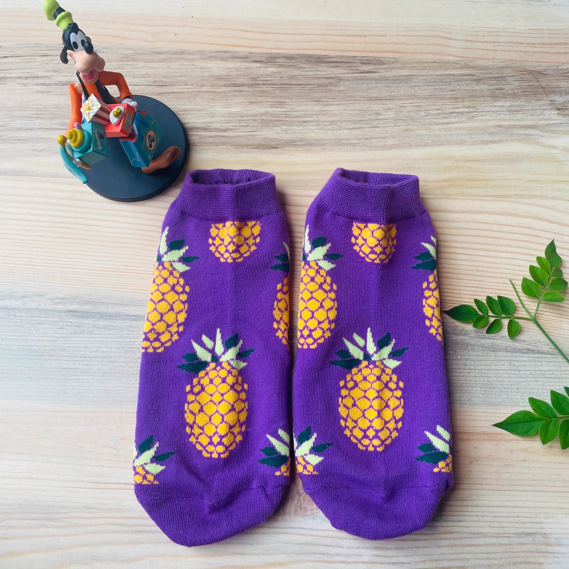 Pineapple Pop Ankle Socks – Quirky Fruit Design  Lazzy Socks India