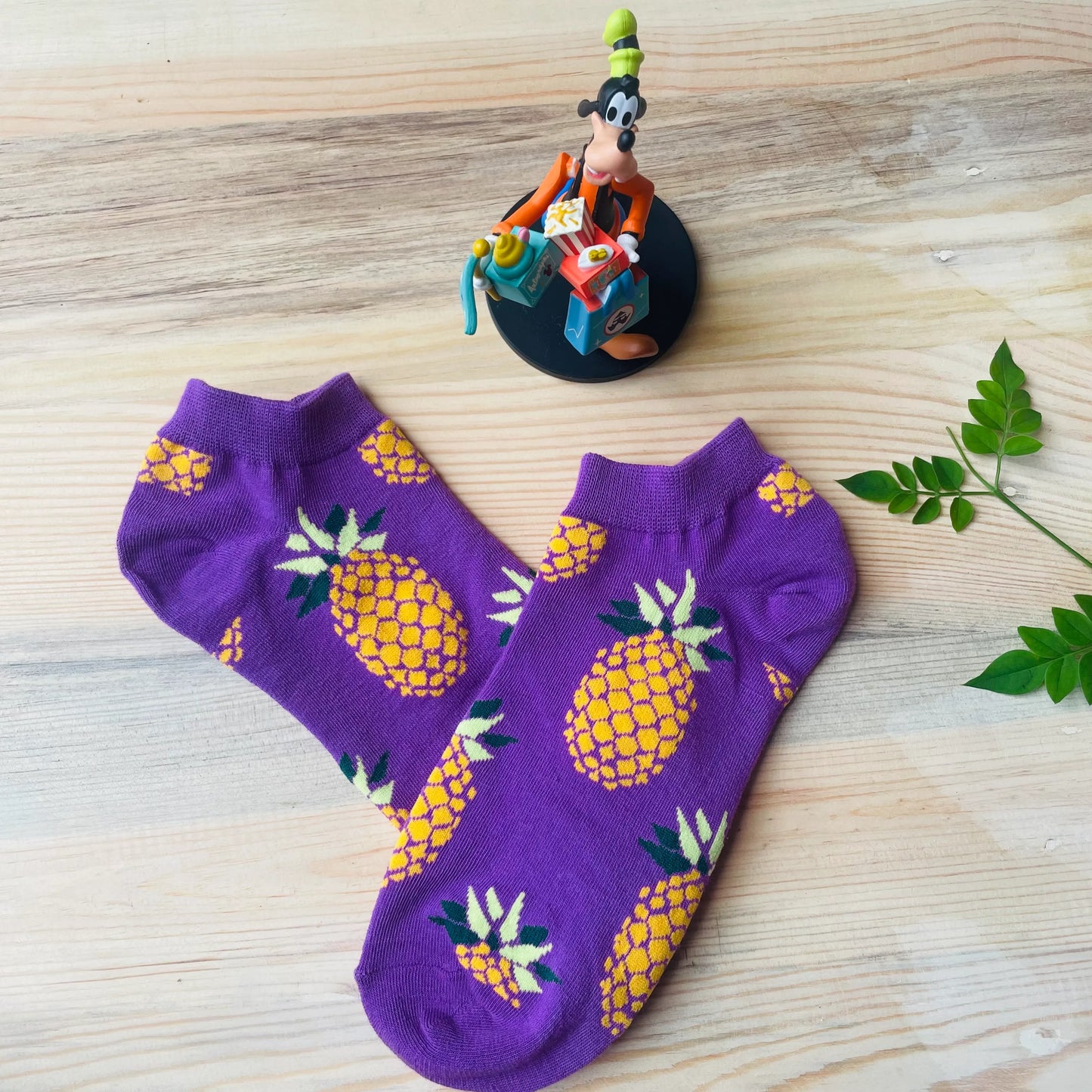 Pineapple Pop Ankle Socks – Quirky Fruit Design  Lazzy Socks India