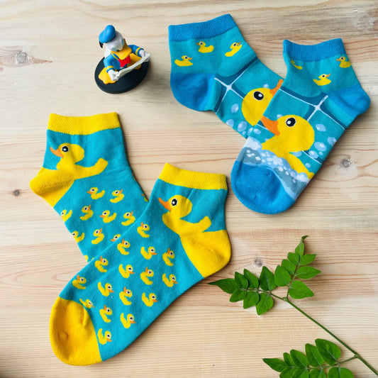 Splish Splash Duckie Sock Pack (Pack of 2) | Lazzy Socks India