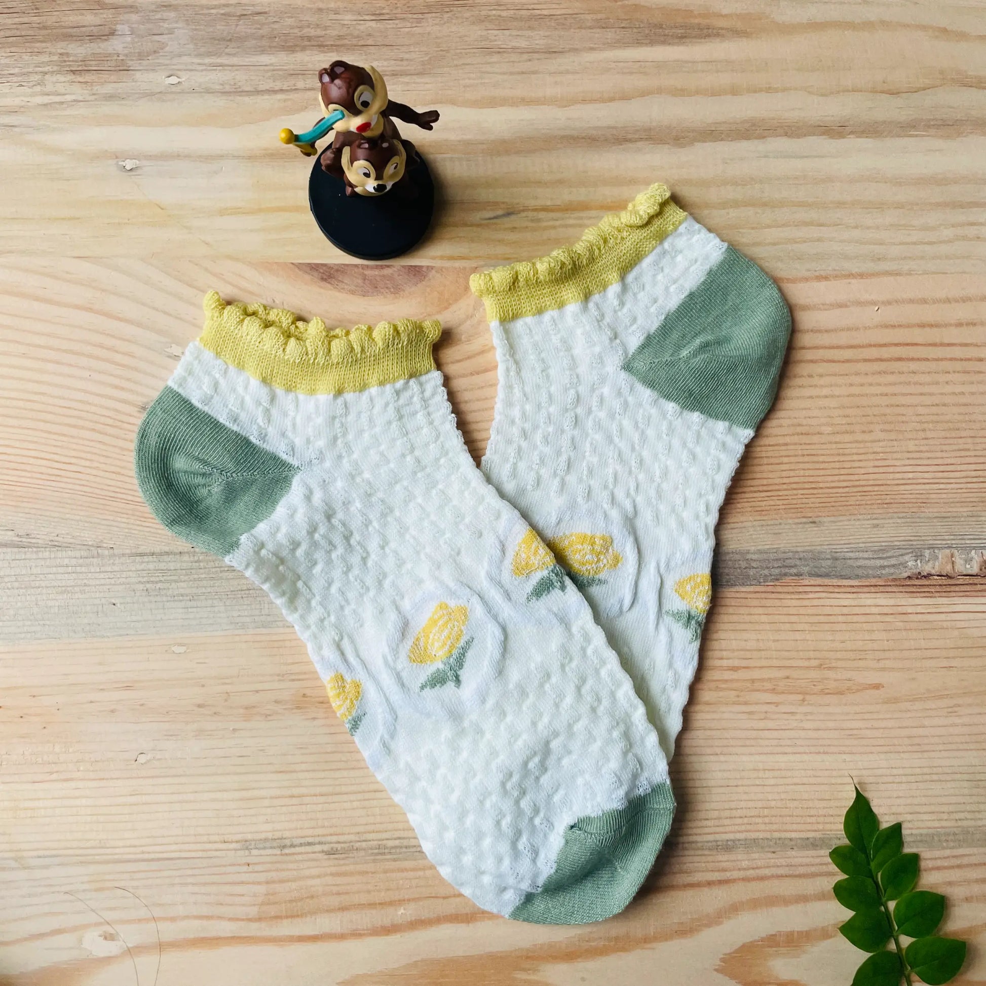 Sunny Blossom Ankle Socks (Pack of 3)  Lazzy Socks India