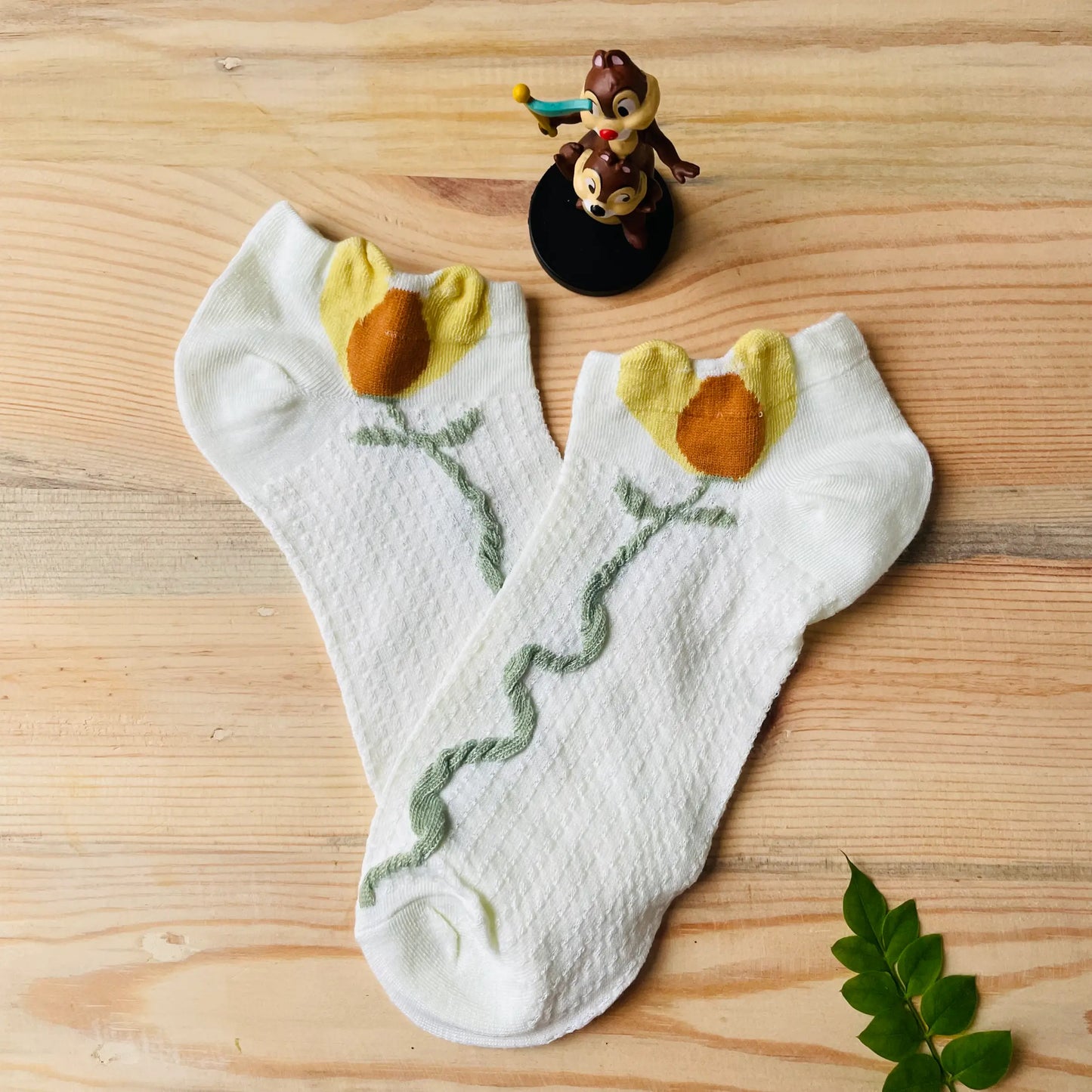 Sunny Blossom Ankle Socks (Pack of 3)  Lazzy Socks India
