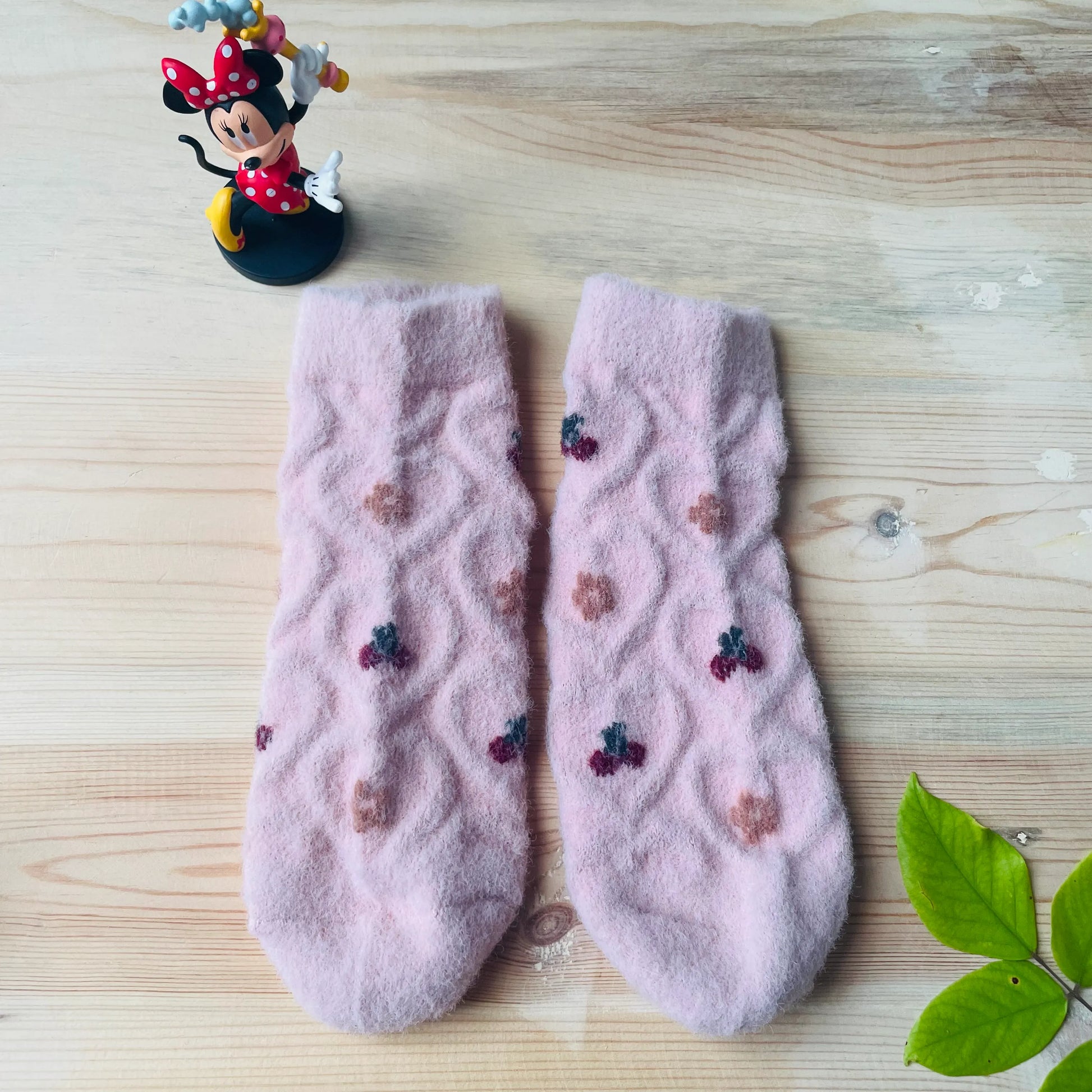 Sweet Cherry Fuzzy Ankle Socks for Women (Pack of 5) | Lazzy Socks India