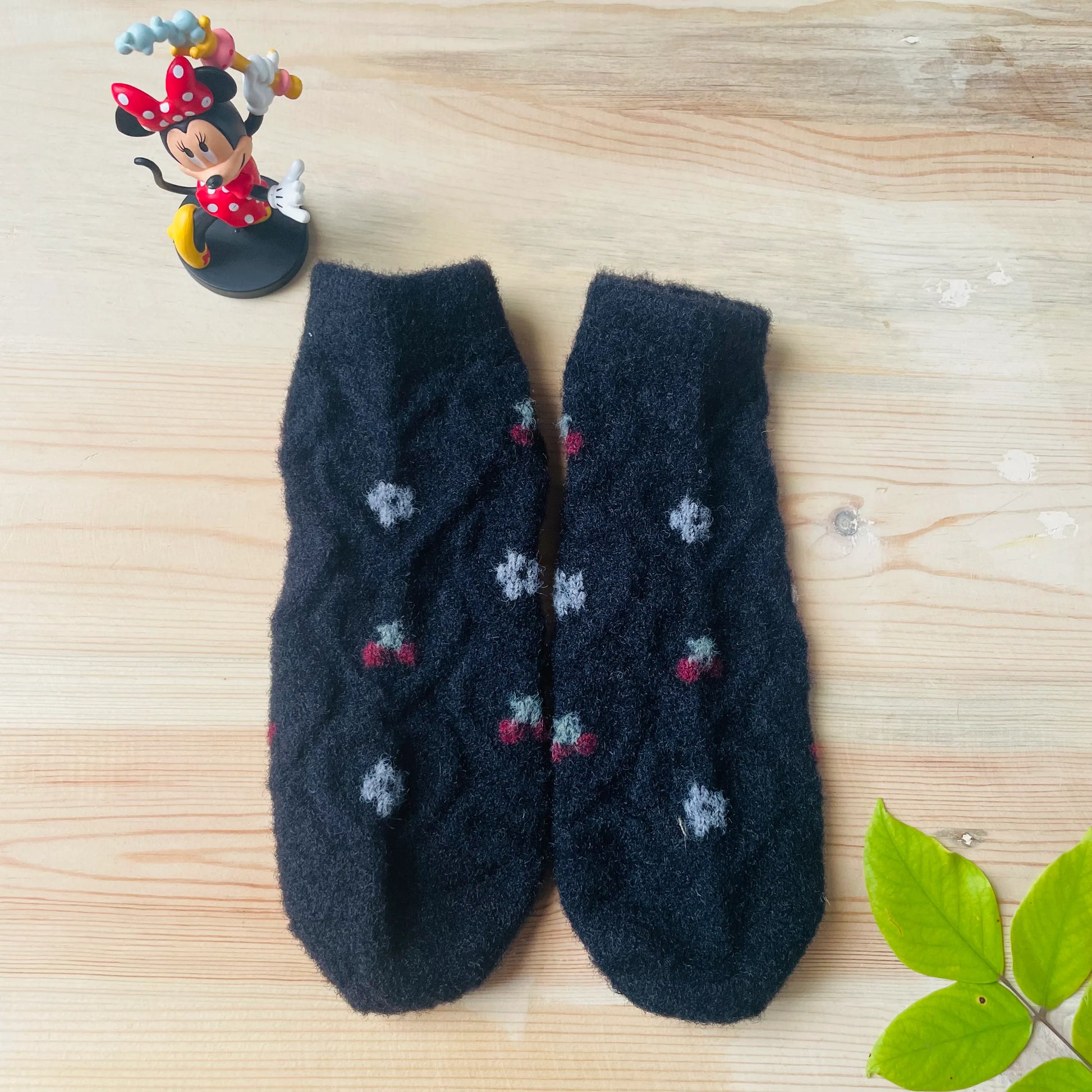 Sweet Cherry Fuzzy Ankle Socks for Women (Pack of 5) | Lazzy Socks India