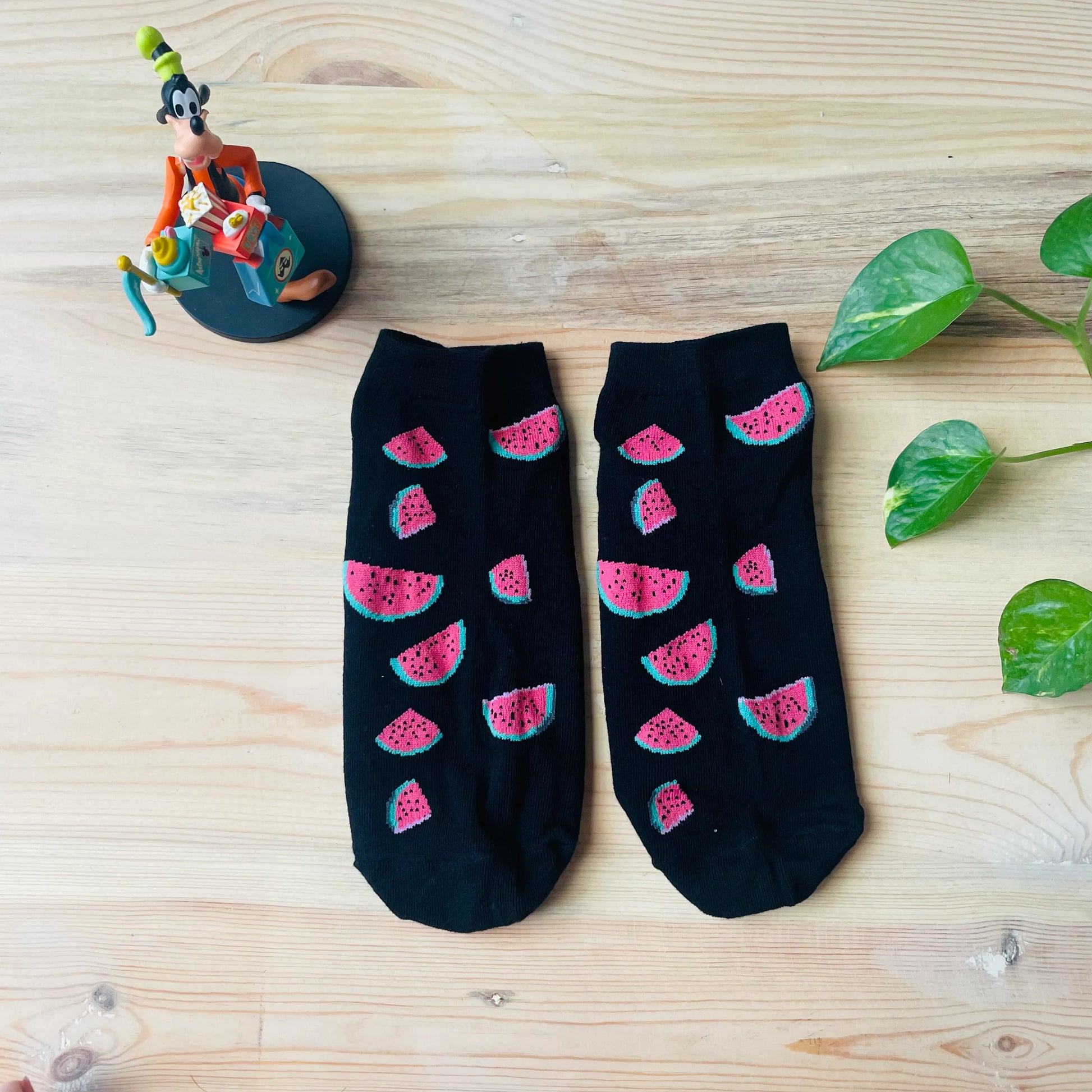 Watermelon Slice Ankle Socks – Sweet Summer Print  Lazzy Socks India