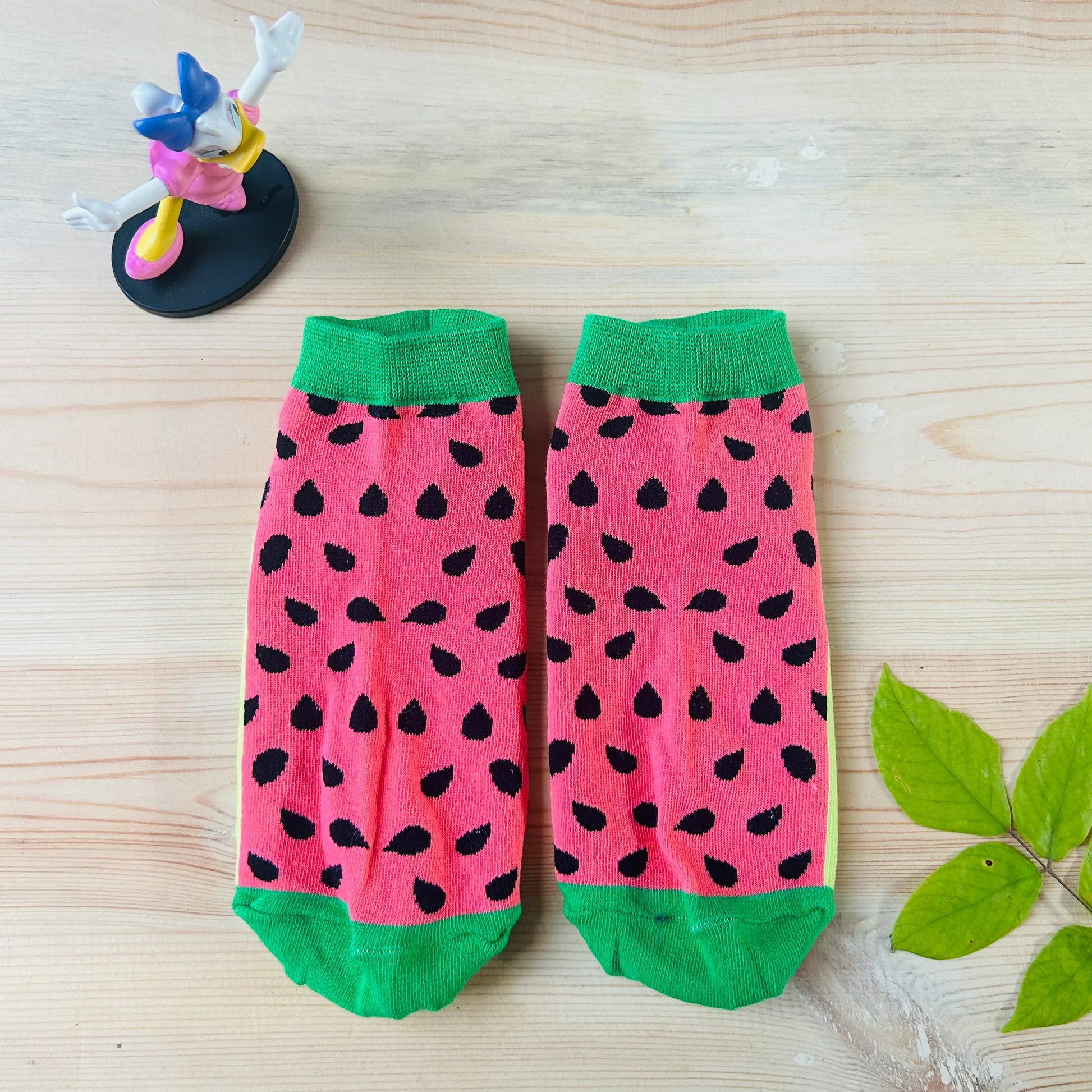 Watermelon Stripe Ankle Socks – Sweet Fruit Design  Lazzy Socks India