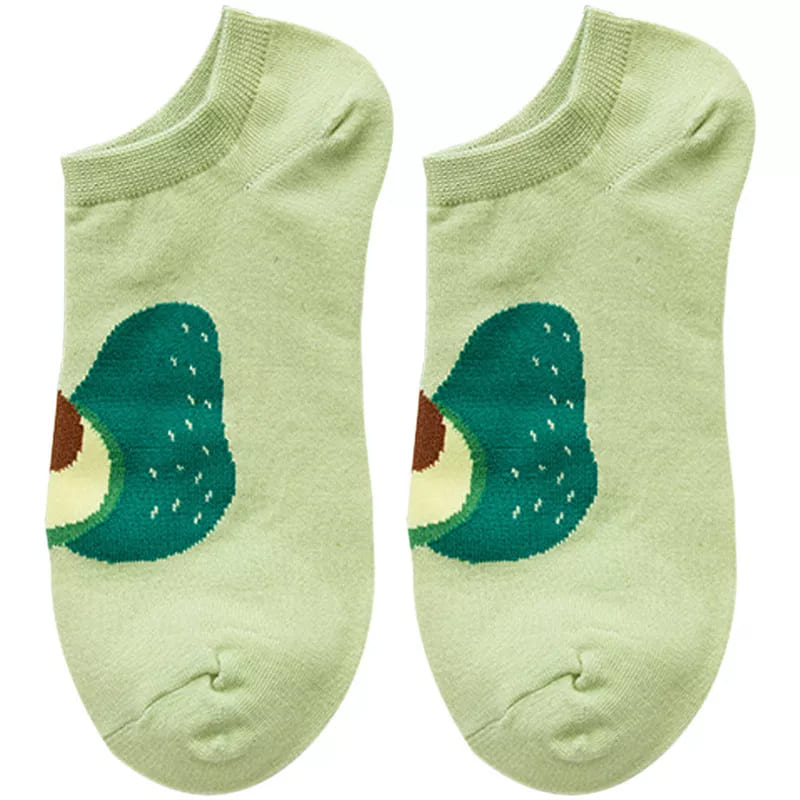 Avocado Unisex Ankle Socks