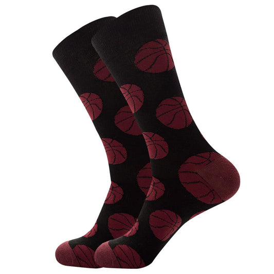 Basketball Unisex Crew Socks from lazzy socks