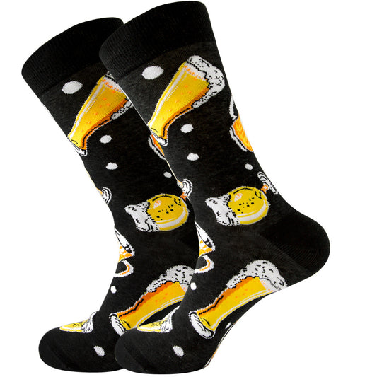 Beer Glass Unisex Crew Socks From Lazzy socks India