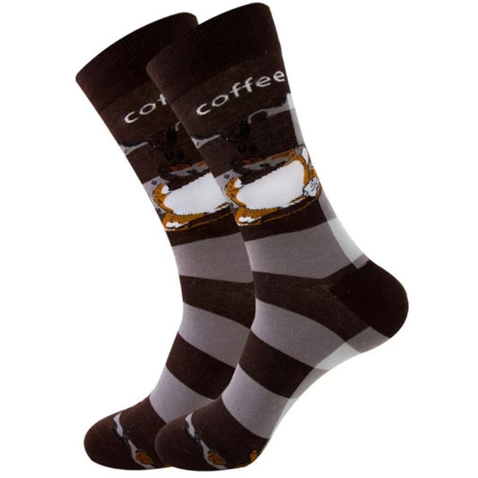 Hot Coffee Cup Unisex Crew Socks from lazzy socks