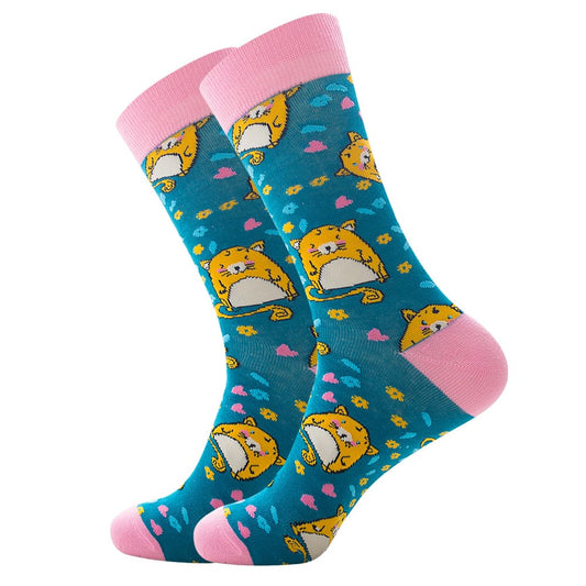Cute Mice Unisex Crew Socks from lazzy socks