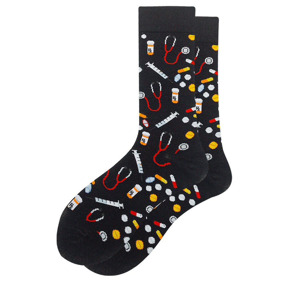 Doctor Unisex Crew Socks From Lazzy socks India