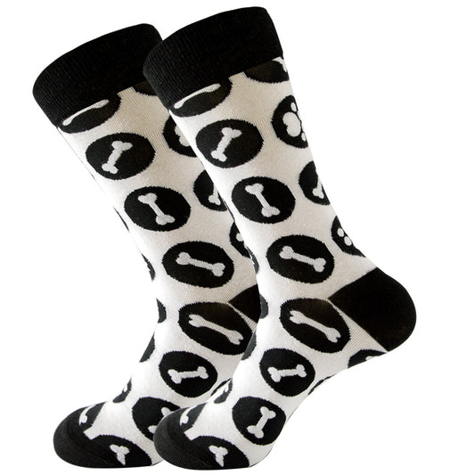 Dog Bone Unisex Crew Socks From Lazzy socks India