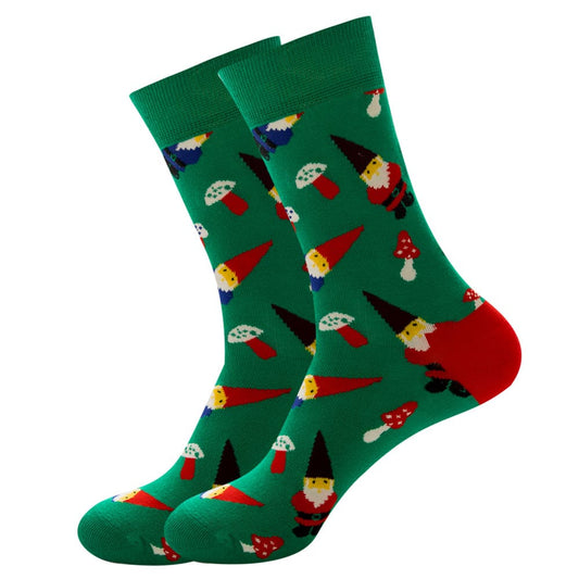 Elves & Mushroom Unisex Crew Socks from lazzy socks