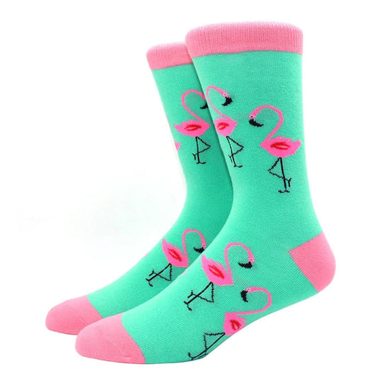 Flamingo Unisex Crew Socks From Lazzy socks India