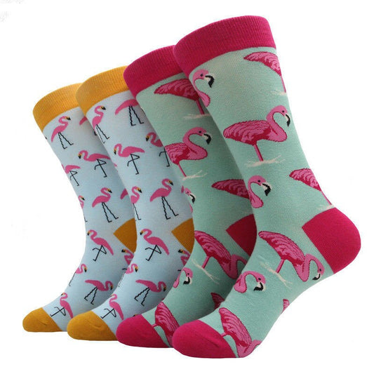 Flamingo Unisex Crew Socks From Lazzy socks India