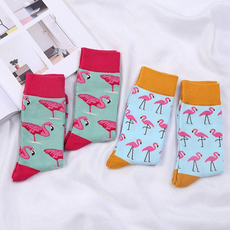 Flamingo Unisex Crew Socks From Lazzy socks India