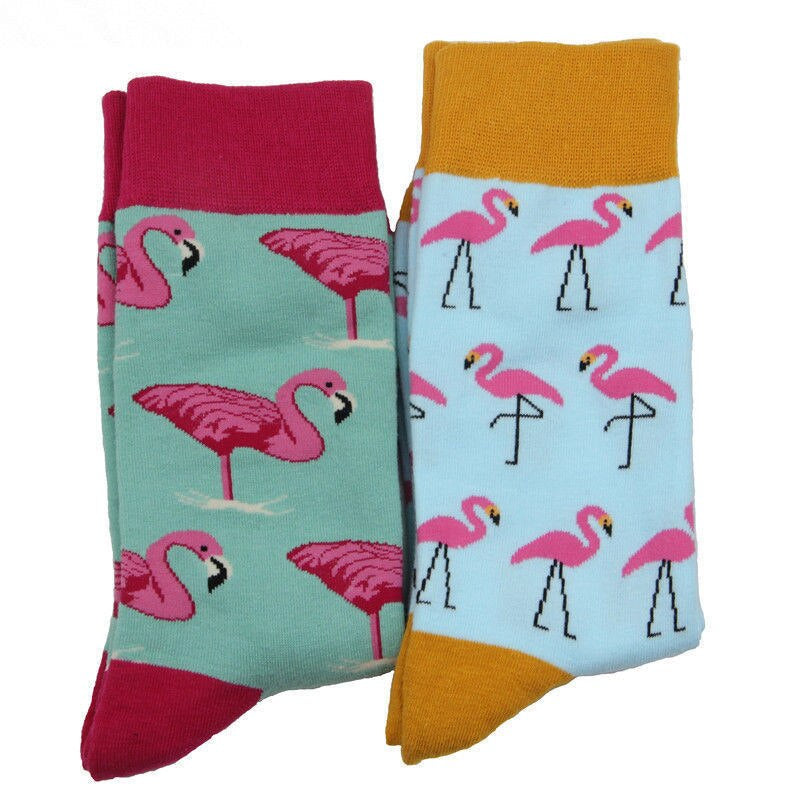 Flamingo Unisex Crew Socks From Lazzy socks India