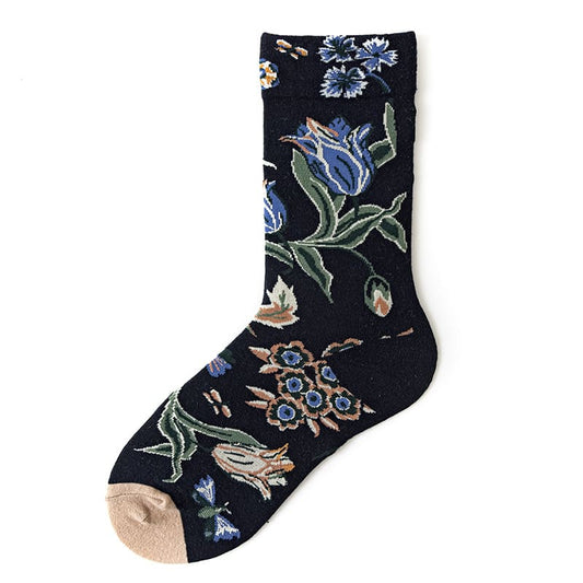 Flower Unisex Crew Socks (pack of 2) from lazzy socks. 