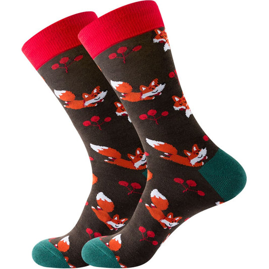 Fox Unisex Crew Socks from lazzy socks. 