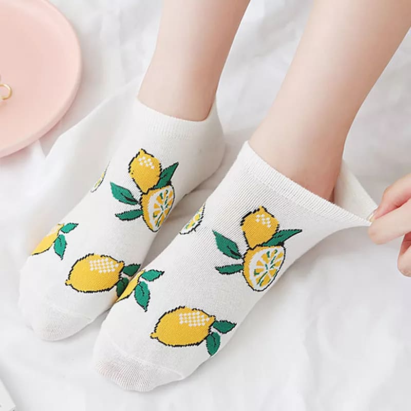 Lemon Unisex Ankle Socks from lazzy socks