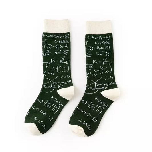Maths Formula Unisex Crew Socks from lazzy socks. 