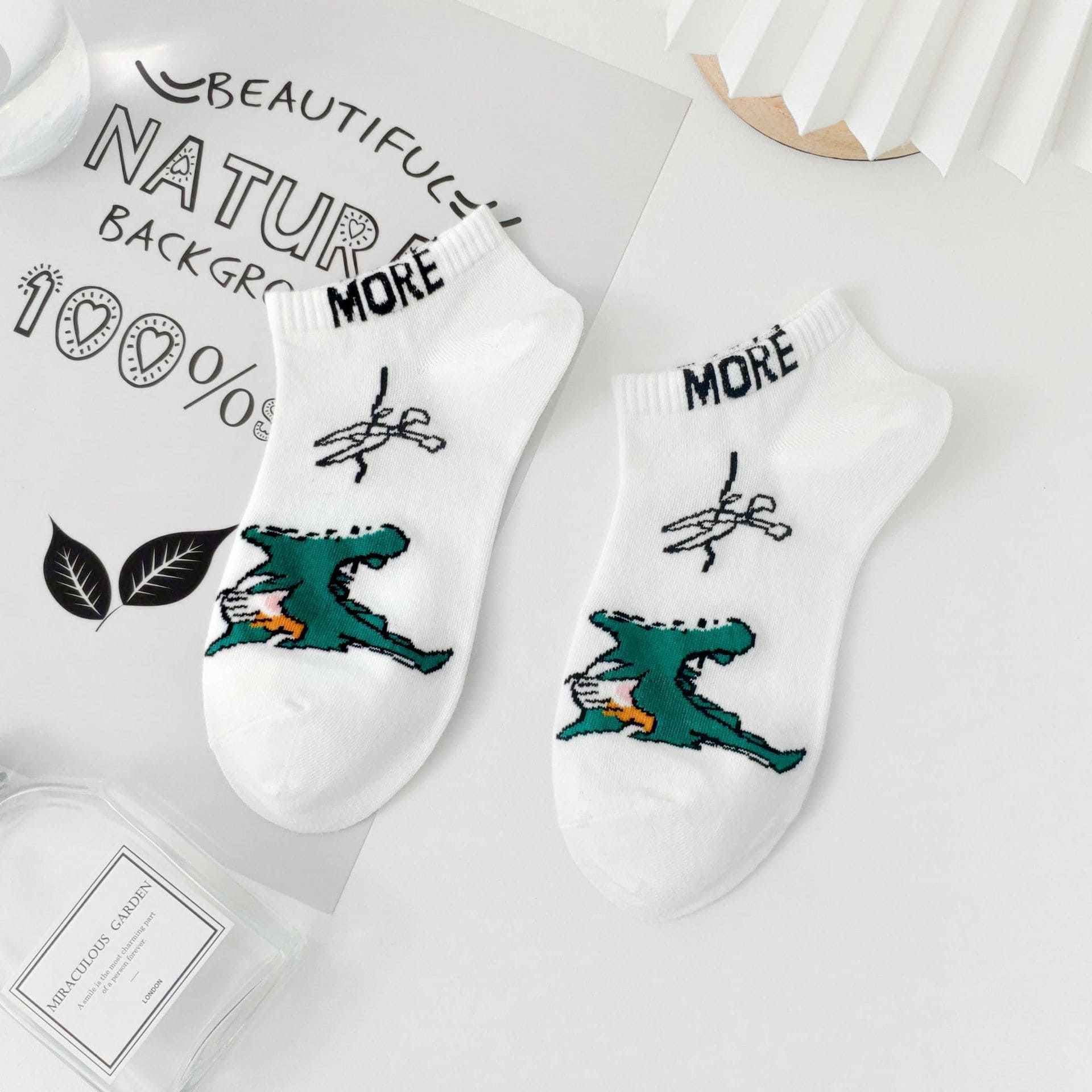 More Cartoon Unisex Ankle Socks (pack of 5 ) from lazzy socks. 