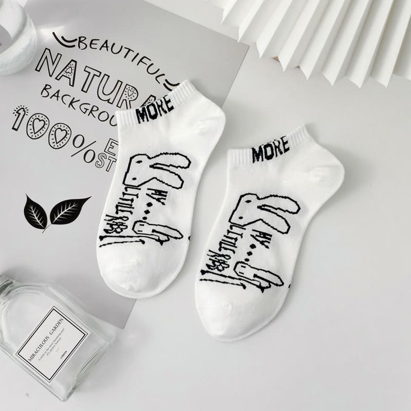  More Cartoon Unisex Ankle Socks (pack of 5 ) from lazzy socks. 
