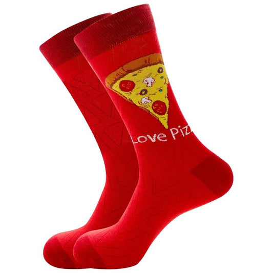 Pizza Love Unisex Crew Socks from lazzy socks