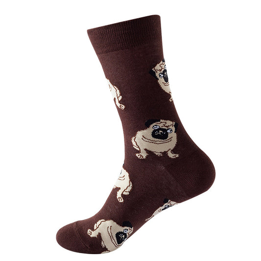 Pug Unisex Crew Socks (pack of 2) from lazzy socks