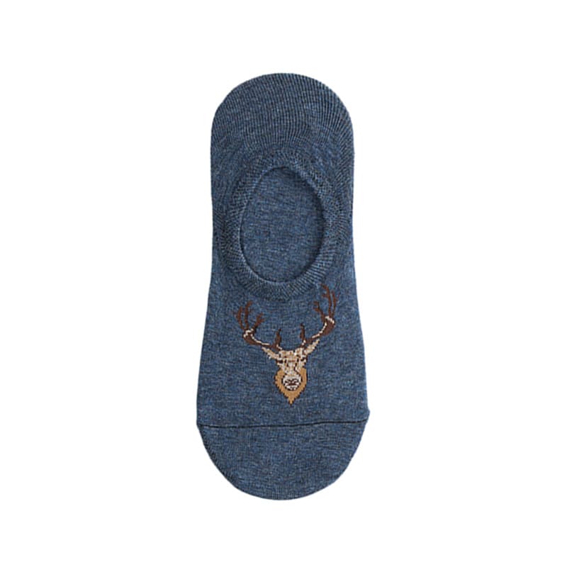 Reindeer Unisex No Show Socks (Pack of 5) from lazzy socks