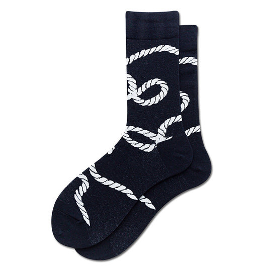 Rope Unisex Crew Socks from lazzy socks