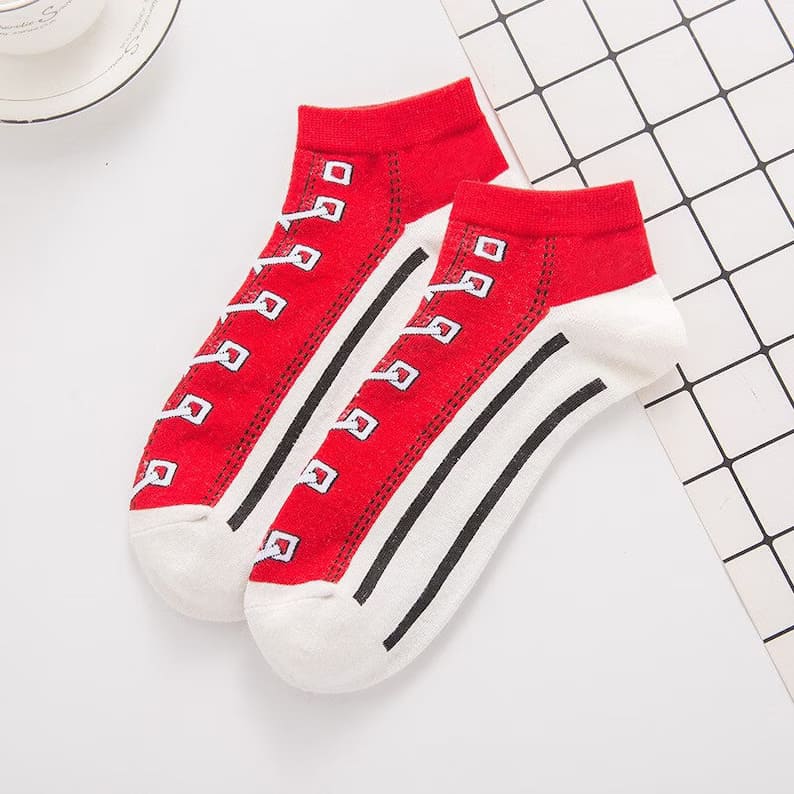 Shoe Style Unisex Ankle Socks (Pack of 3) from lazzy socks