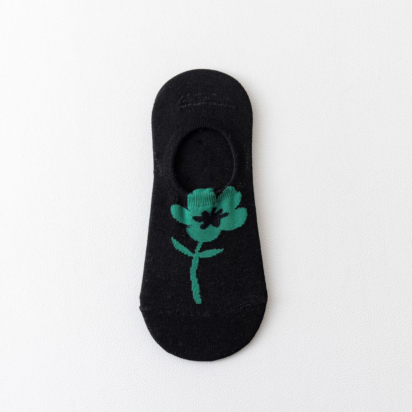Single Flower Unisex No Show Socks (Pack of 6) from lazzy socks